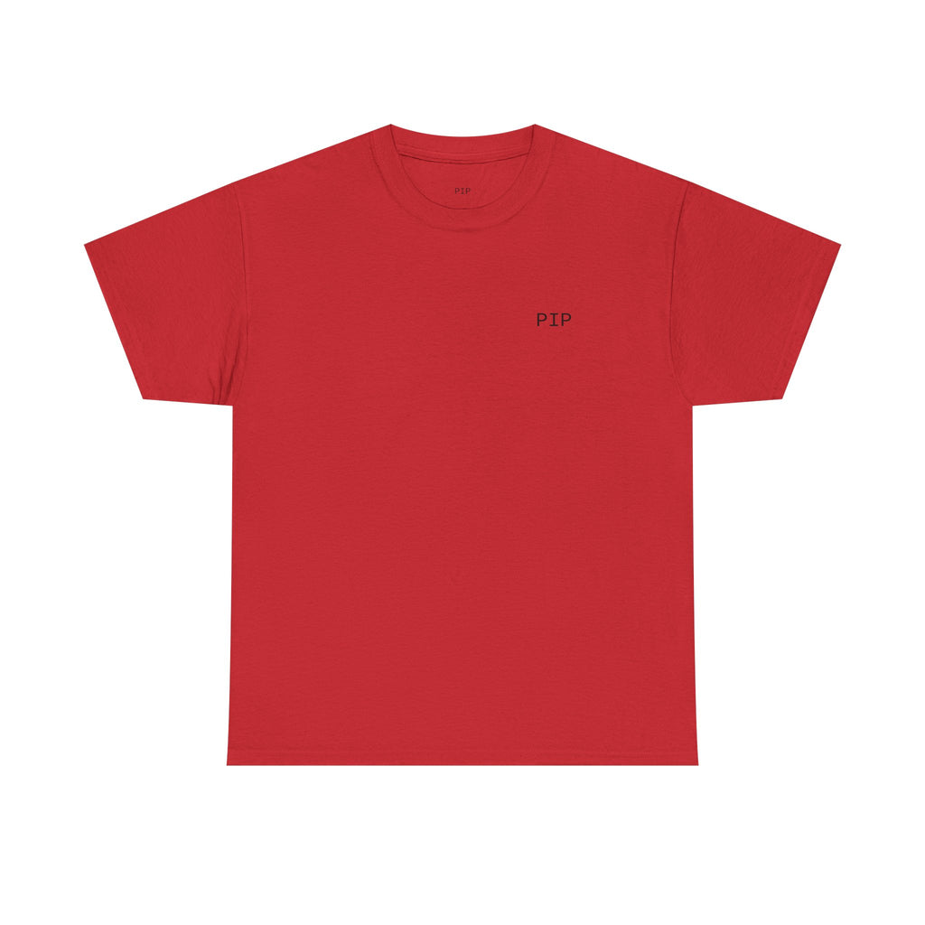 T-Shirt — "Peace in Progress" Minimal Front/Back Graphic Tee