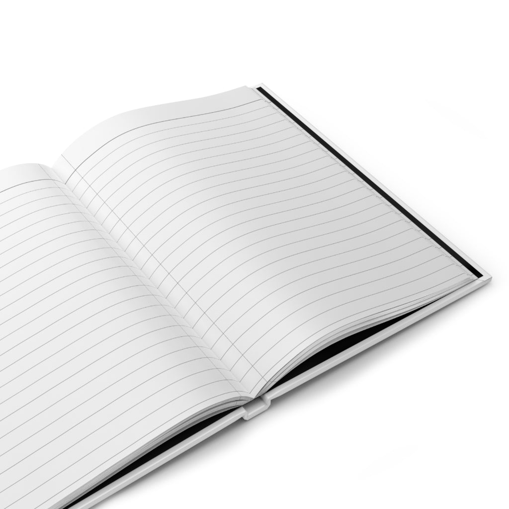 Peace in Progress Hardcover Journal — 'Peace is the Goal, Progress is the Process' Rose Notebook