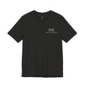 Peace In Progress Tee — PIP. Crew Neck Short Sleeve T‑Shirt