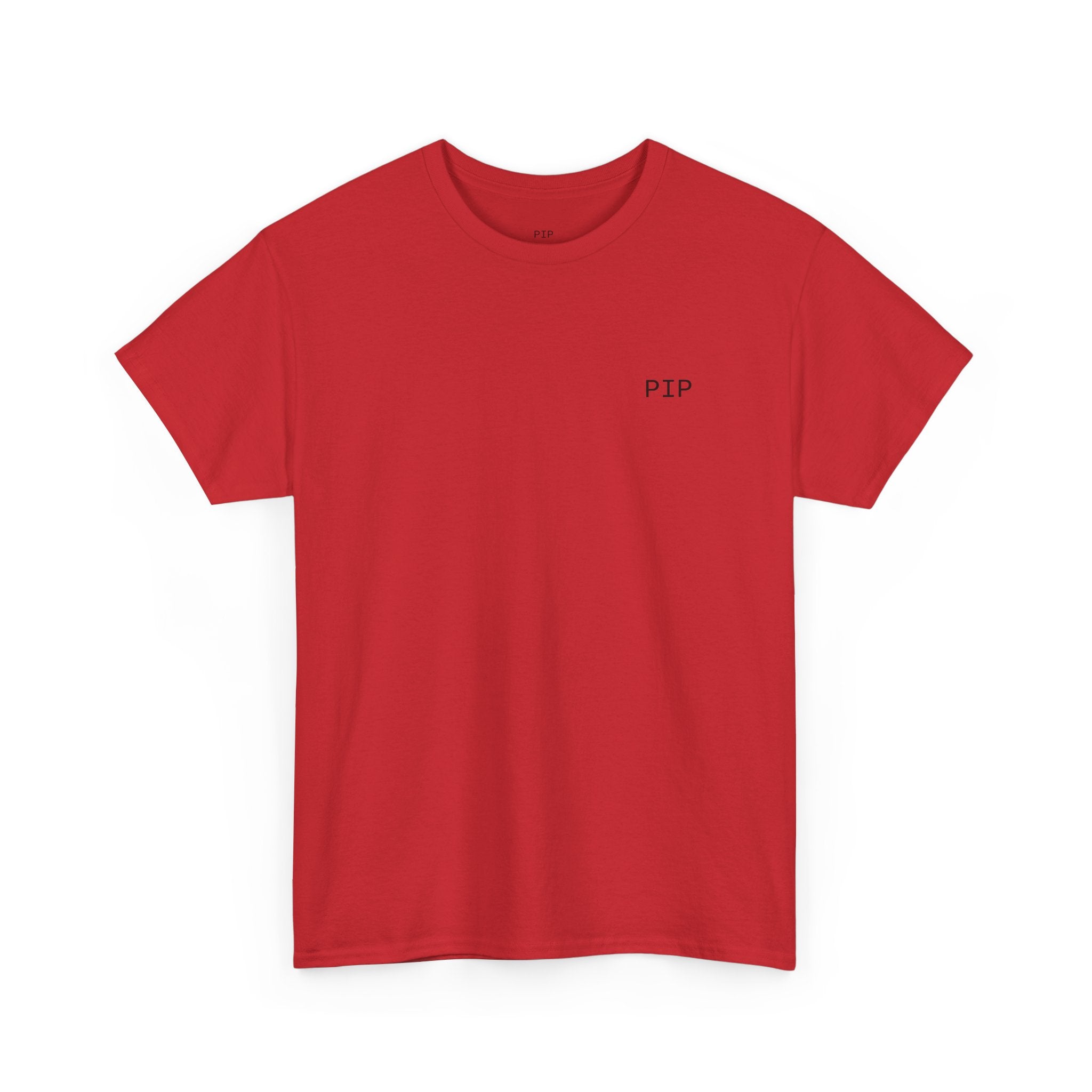 T-Shirt — "Peace in Progress" Minimal Front/Back Graphic Tee