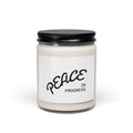 Peace in Progress Scented Soy Candle — 9oz Relaxing Aromatherapy Gift