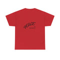 T-Shirt — "Peace in Progress" Minimal Front/Back Graphic Tee